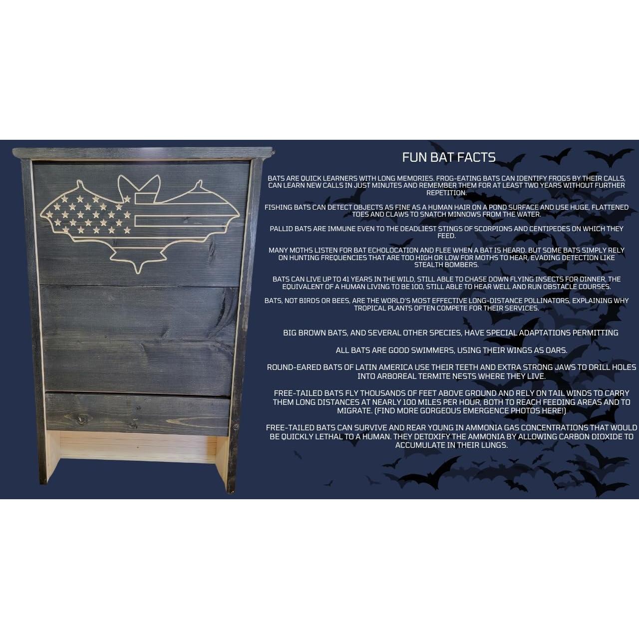 Casa para Murciélagos XL 3 Cámaras Applewood Outdoor - Pino Negro