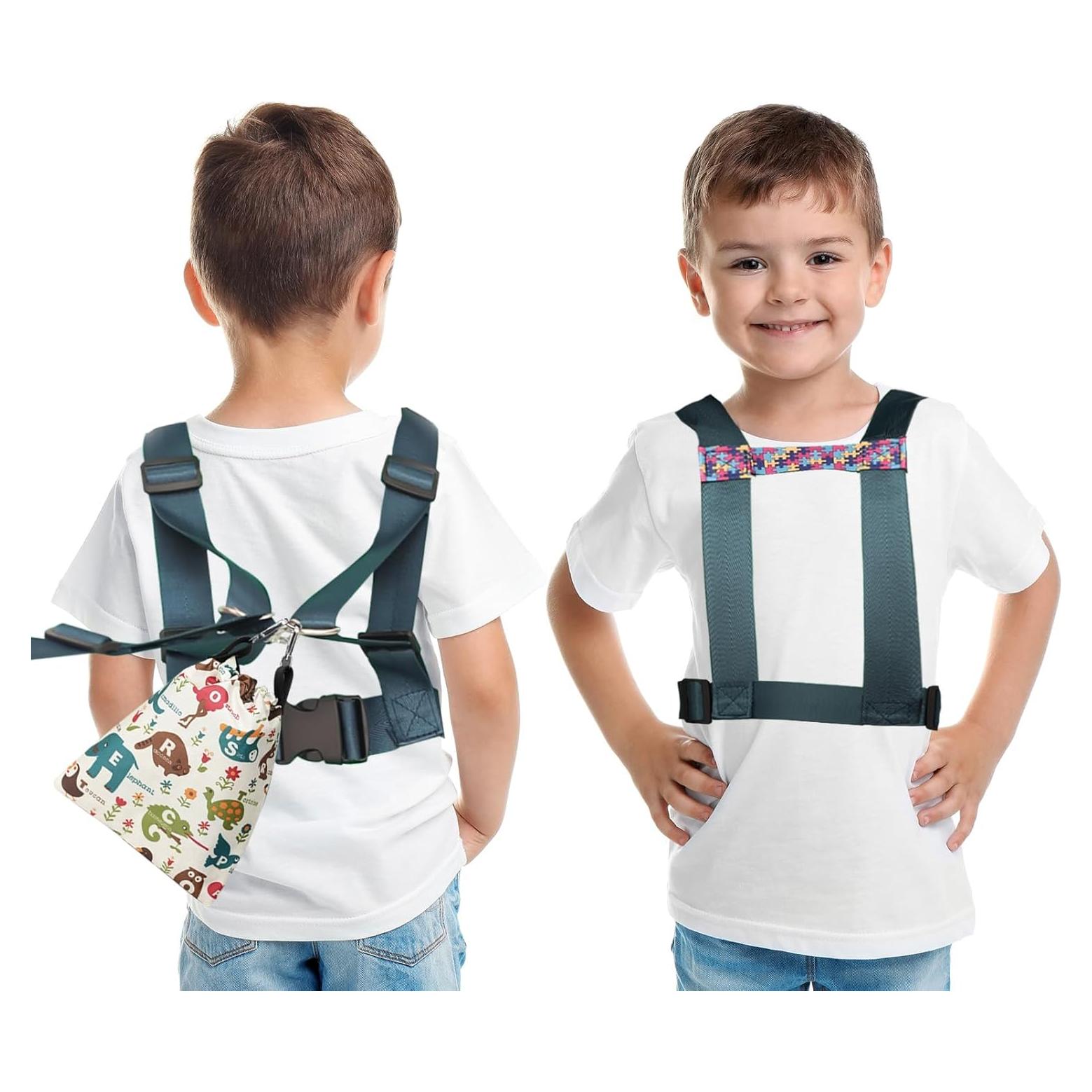 Arnés de Seguridad Ajustable para Niños Autistas - Turquesa