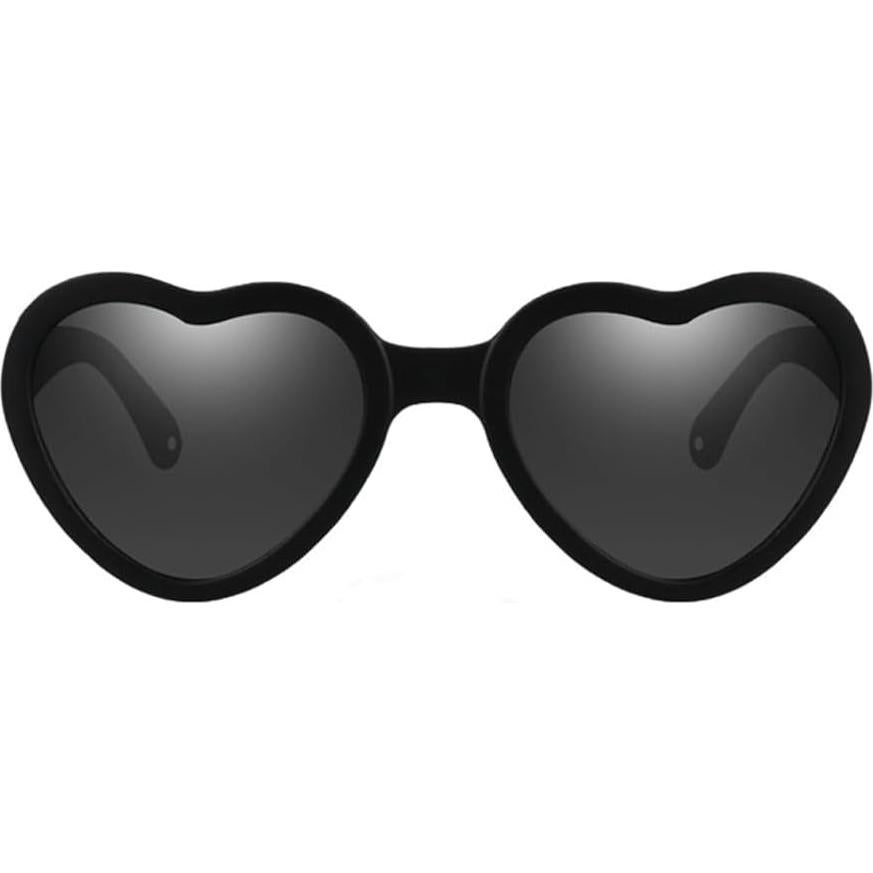 Gafas de sol polarizadas para bebés corazón con correa - UV400