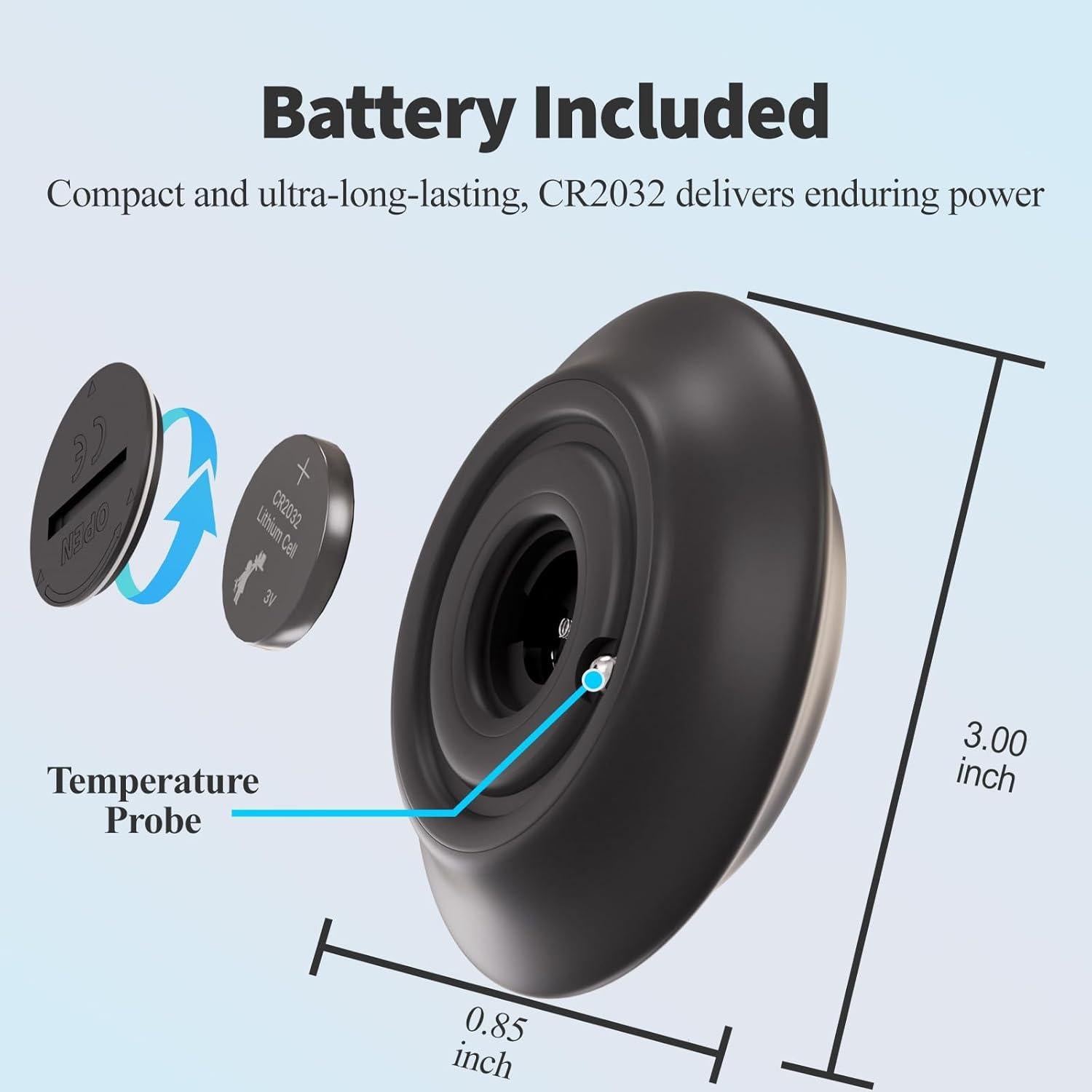 Termómetro de Baño de Hielo Suoimk Flotante a Prueba de Agua