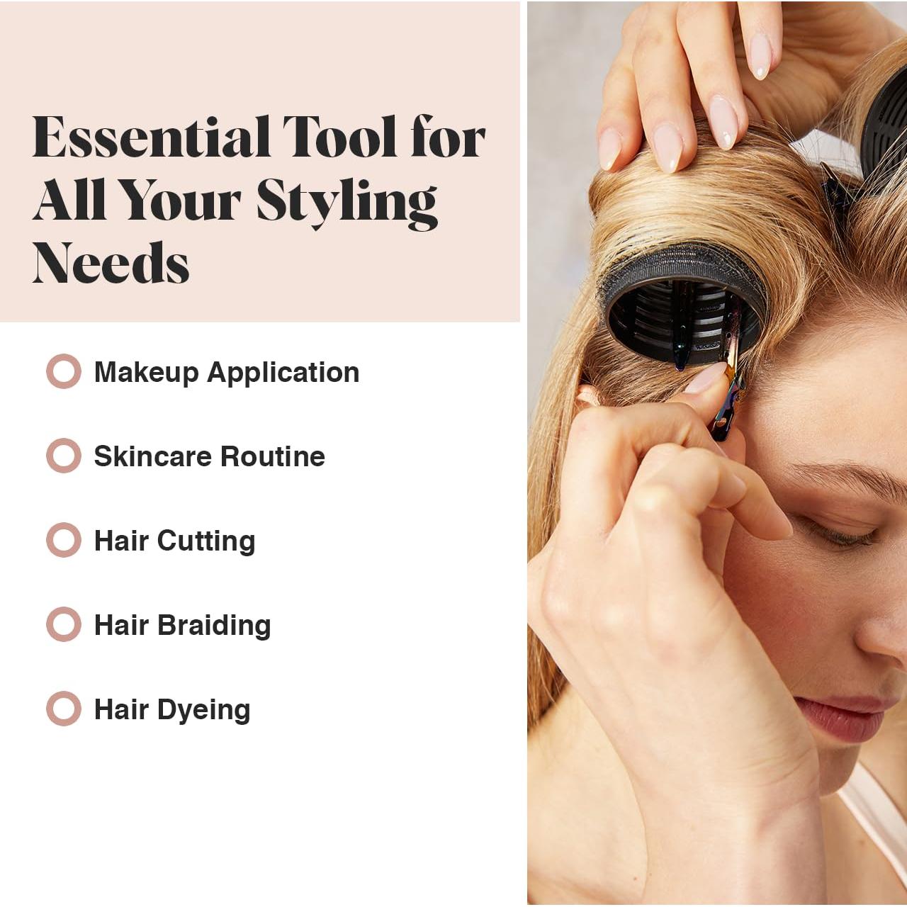 Clips de Cocodrilo Kitsch 8.89 cm Aluminio Iridiscente 6 Pcs