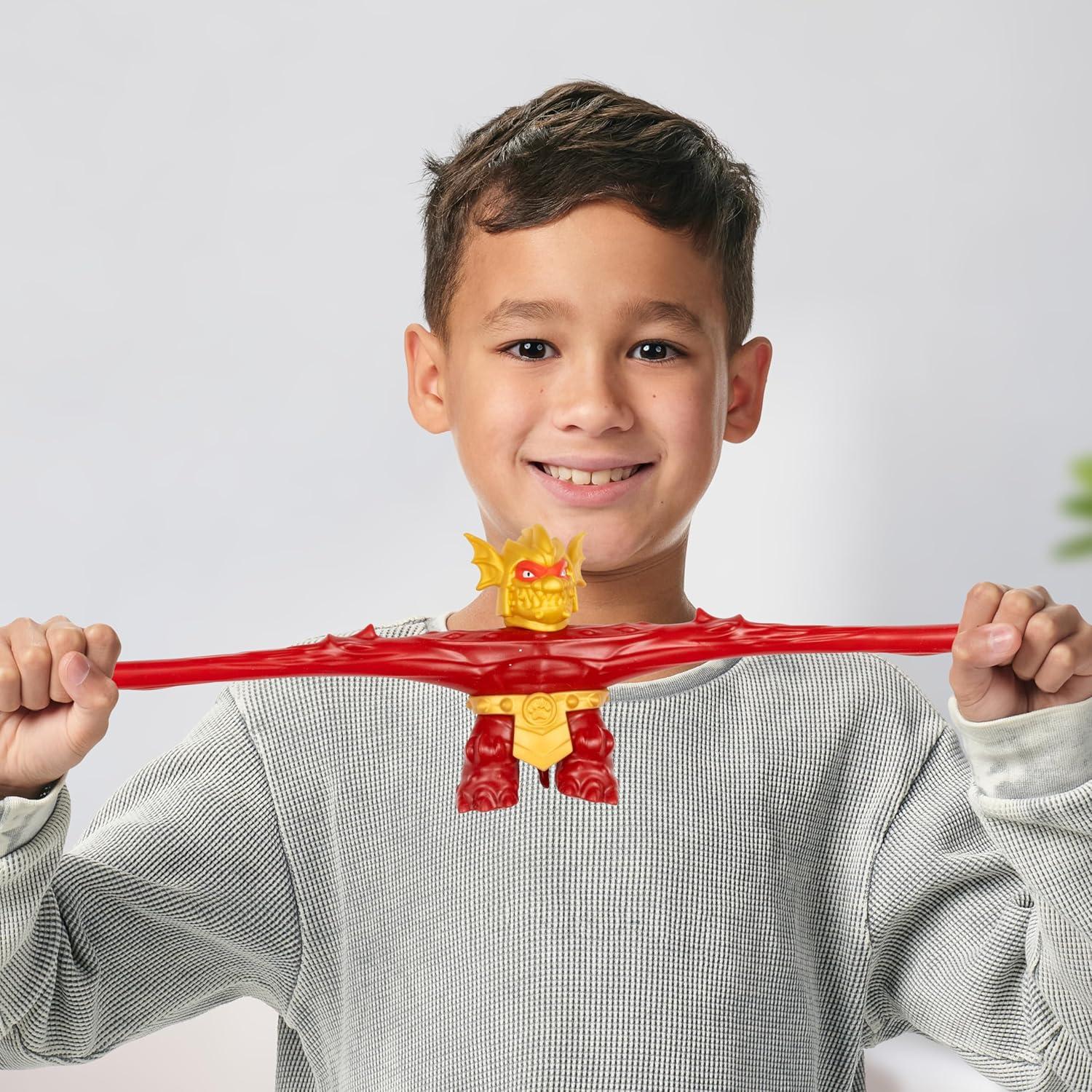 Héroes de Goo Jit Zu Blazagon Figura de Acción Elástica 25 cm