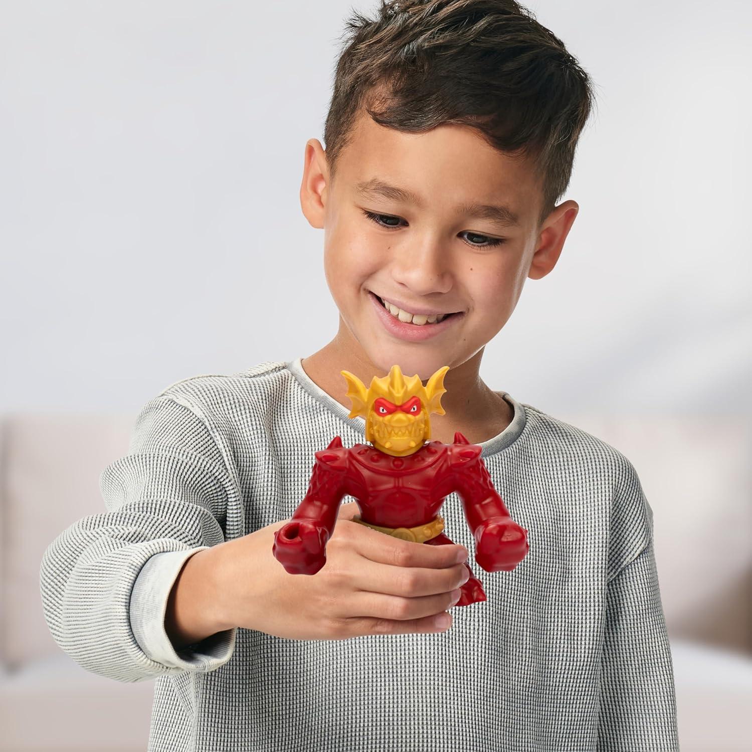 Héroes de Goo Jit Zu Blazagon Figura de Acción Elástica 25 cm