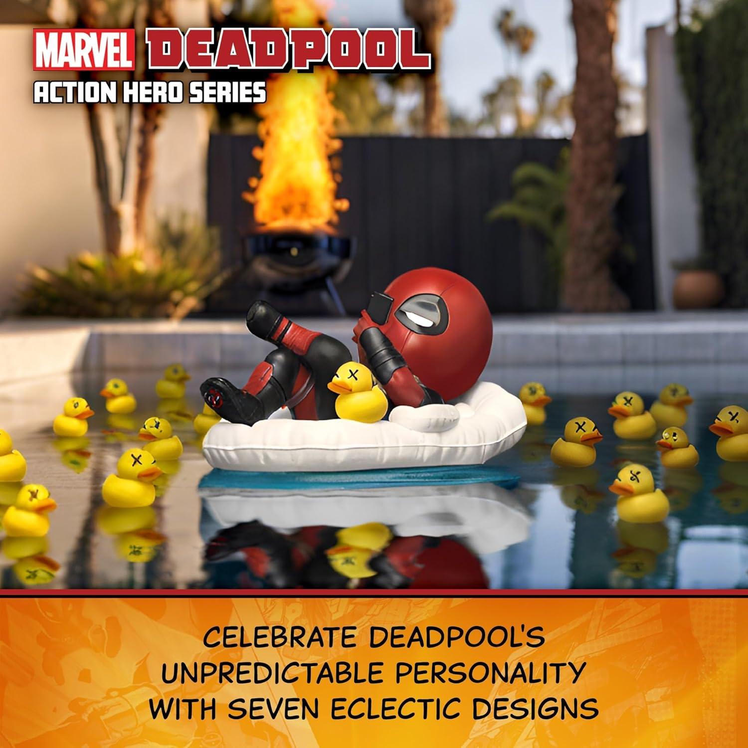 Caja Sorpresa 6 Figuras Coleccionables Deadpool YuMe 10 cm