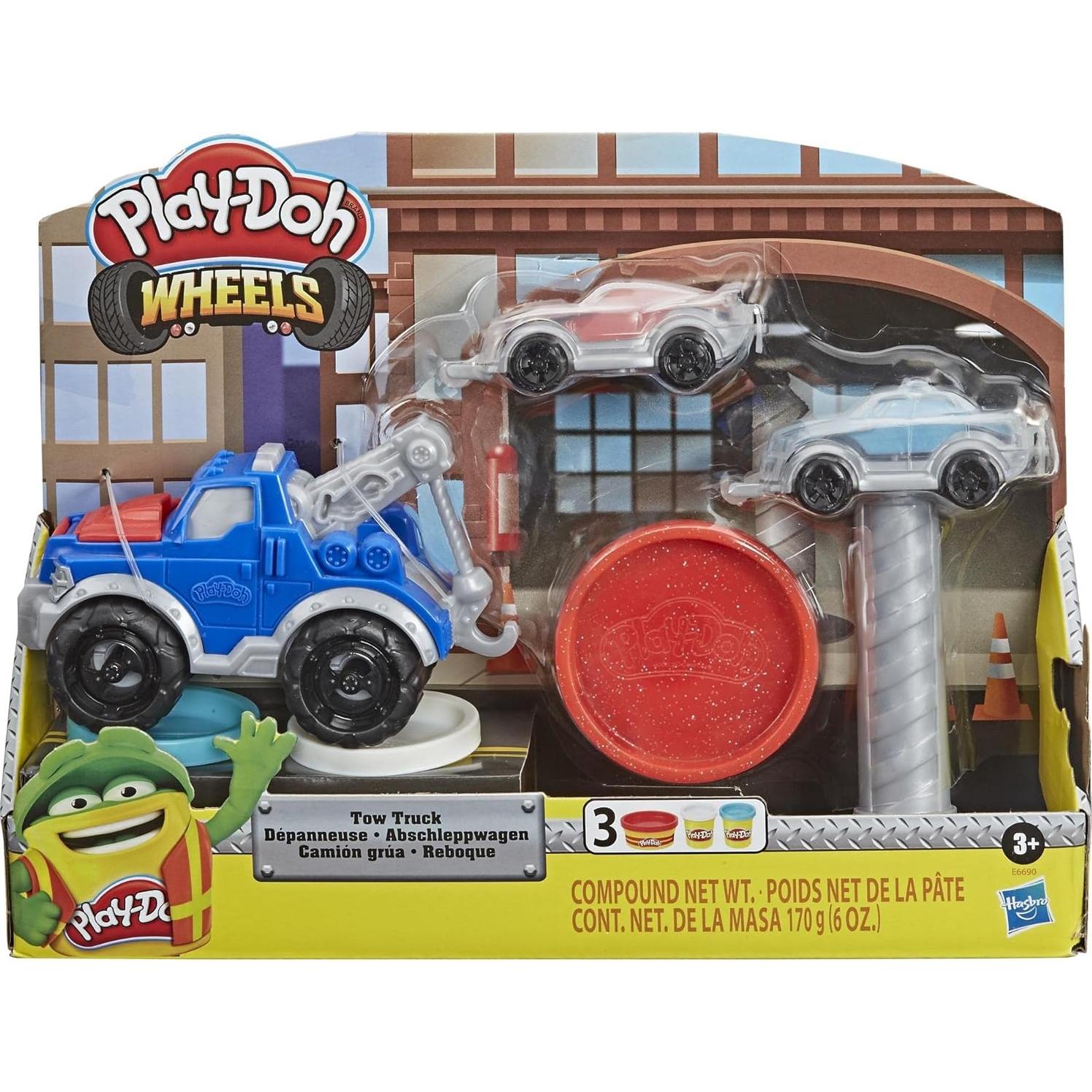 Juguete Camión de Remolque Play-Doh Wheels para Niños 3+