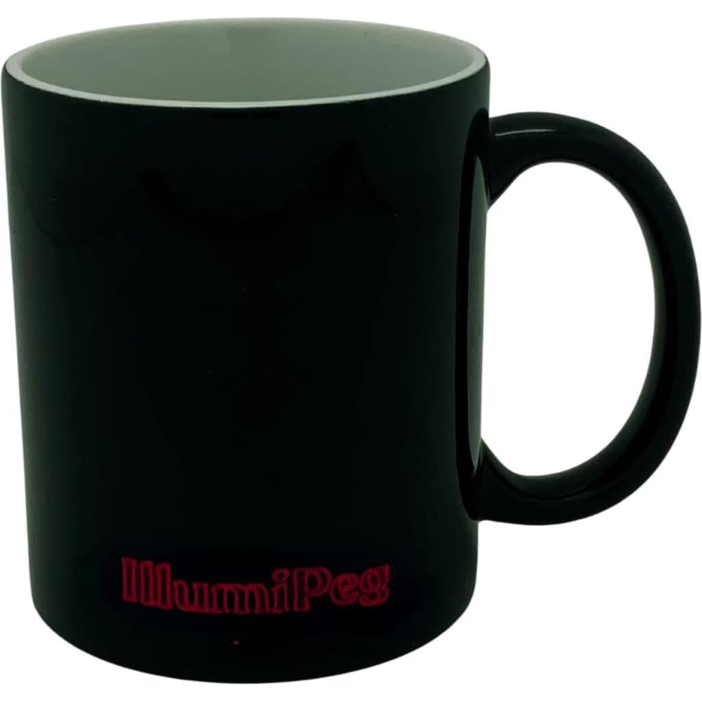 Taza de Cerámica IllumiPeg 11 oz Cambia de Calor Árbol de Navidad