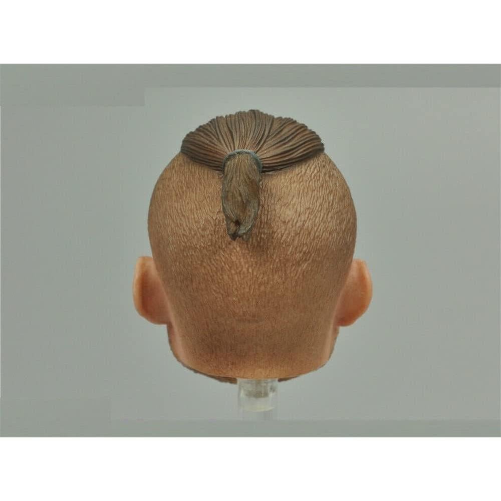 Escultura Cabeza Masculina 1/6 Samurai Genérico PVC 30.48 cm