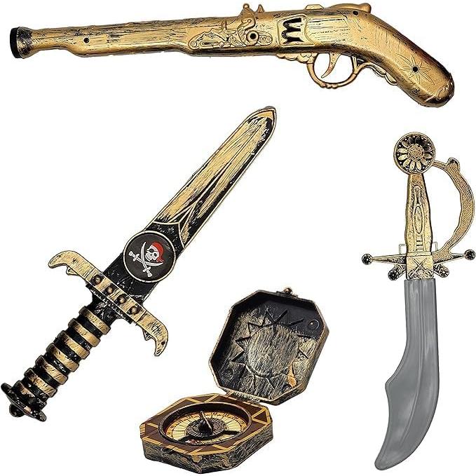 Disfraz de Pirata del Caribe San Patricio 5 Piezas Niños