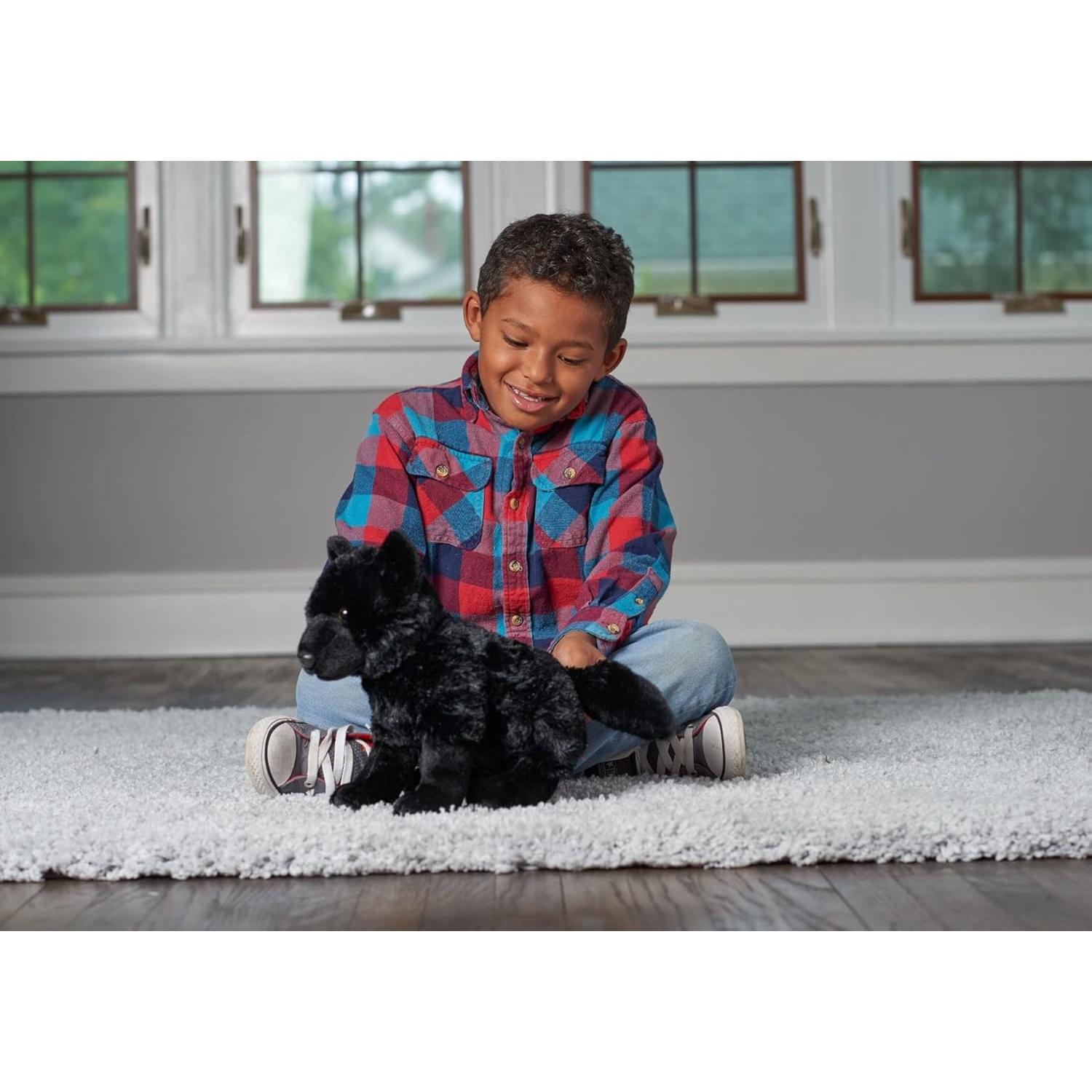 Peluche de Lobo Negro Wild Republic 30 cm Juguete Infantil