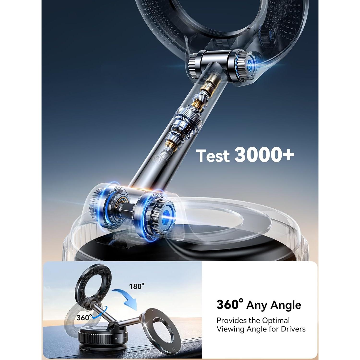 Soporte Magnético para Teléfono de Coche JOYROOM JR-ZS501, 360° Ajustable