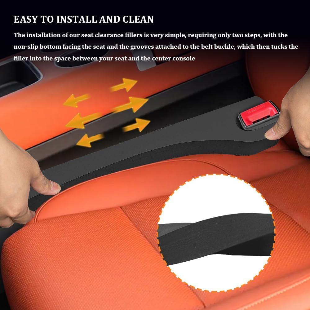 Relleno de Espacio Lateral para Asiento de Coche RGOAANC 2PCS