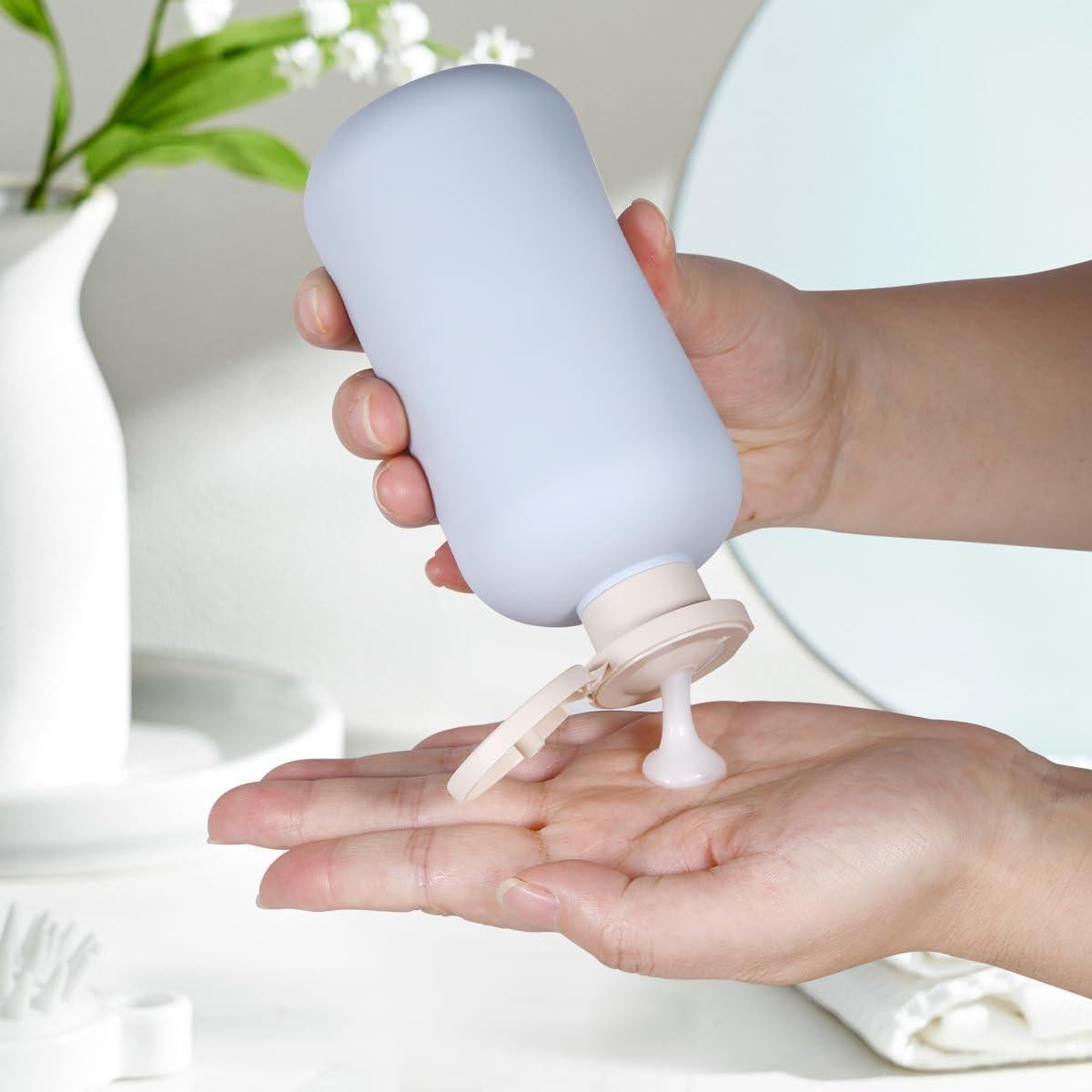 Botellas de viaje UMETASS 200 ml a prueba de fugas Azul