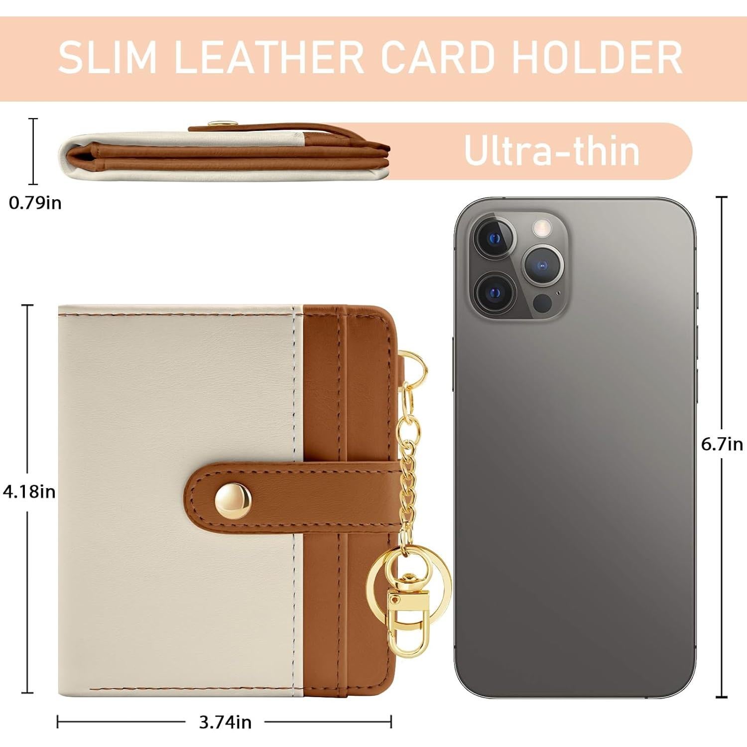 Cartera Bifold RFID para Damas Jogjam Beige y Marrón