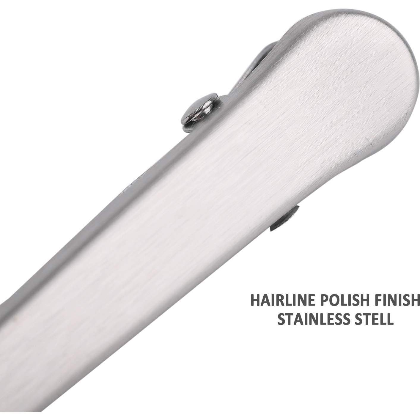 Set de 12 Clips de Acero Inoxidable Flammi para Bolsas