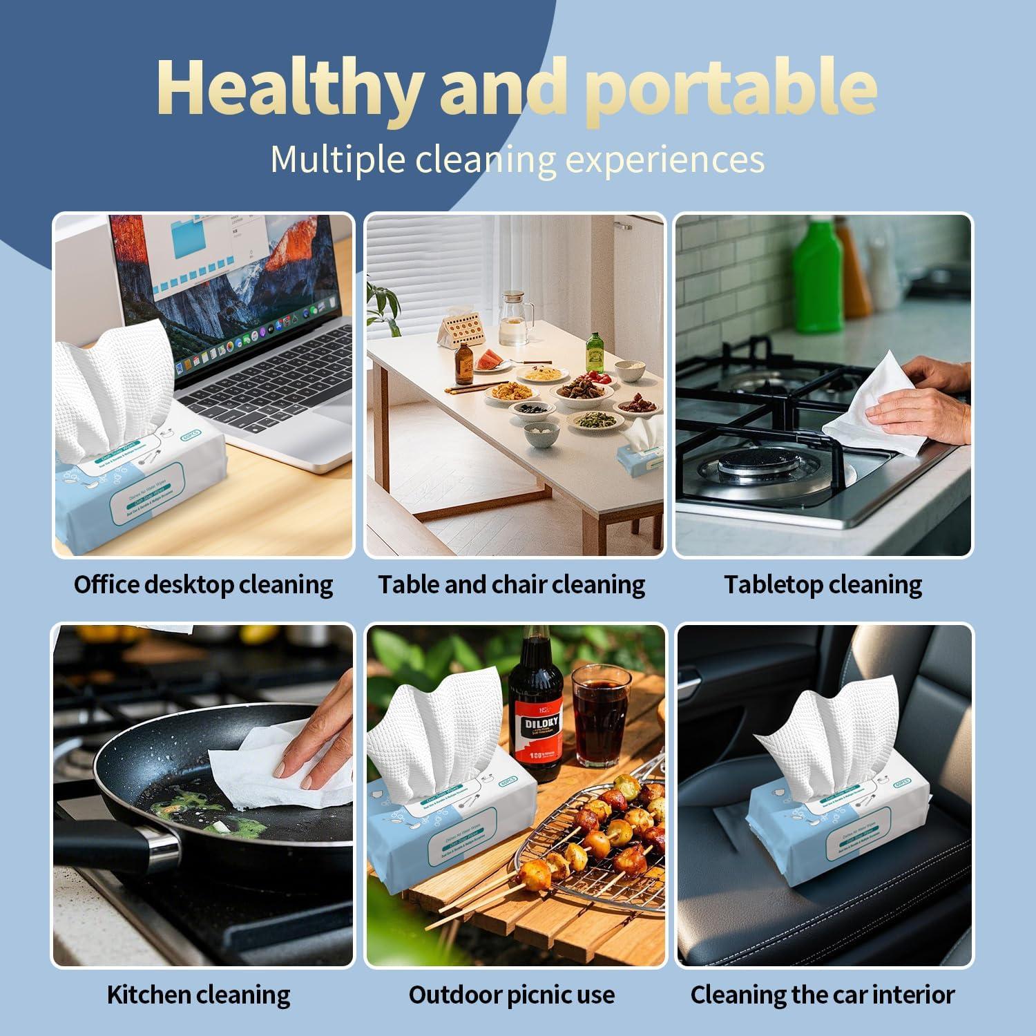 Toallitas de Espuma de Jabón Ecológicas Xixiyou 60 Unidades