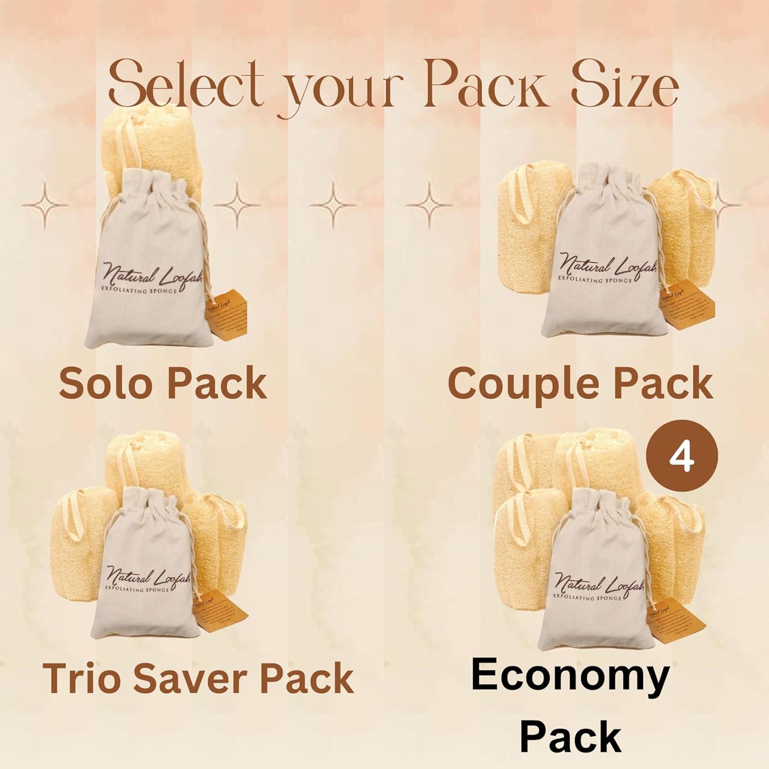 Esponja de Lufa Natural Egipcia 15.24 cm - Exfoliante Ecológico