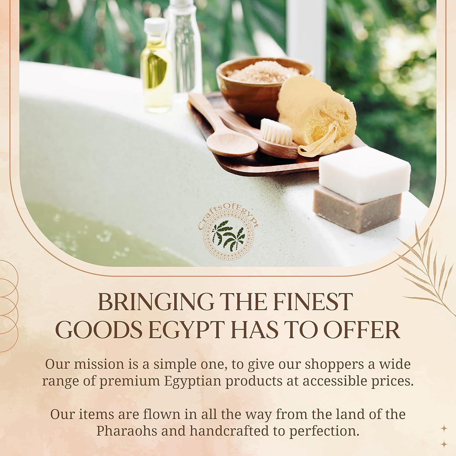 Esponja de Lufa Natural Egipcia 15.24 cm - Exfoliante Ecológico