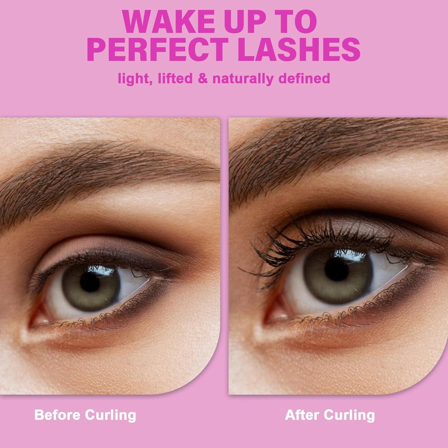 Rizador de Pestañas Whalrace Oro Rosa con 6 Almohadillas