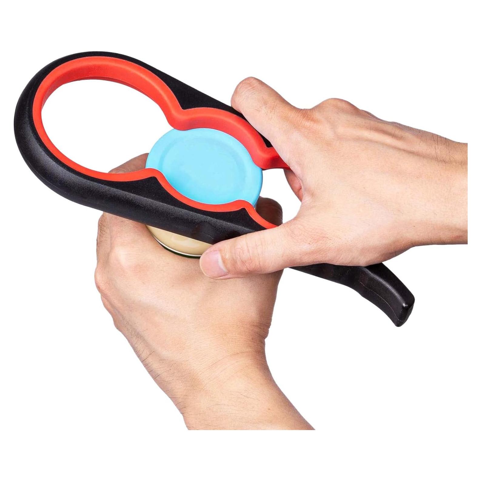 Abridor de Tarros 4 en 1 Bloss Antideslizante para Manos Débiles