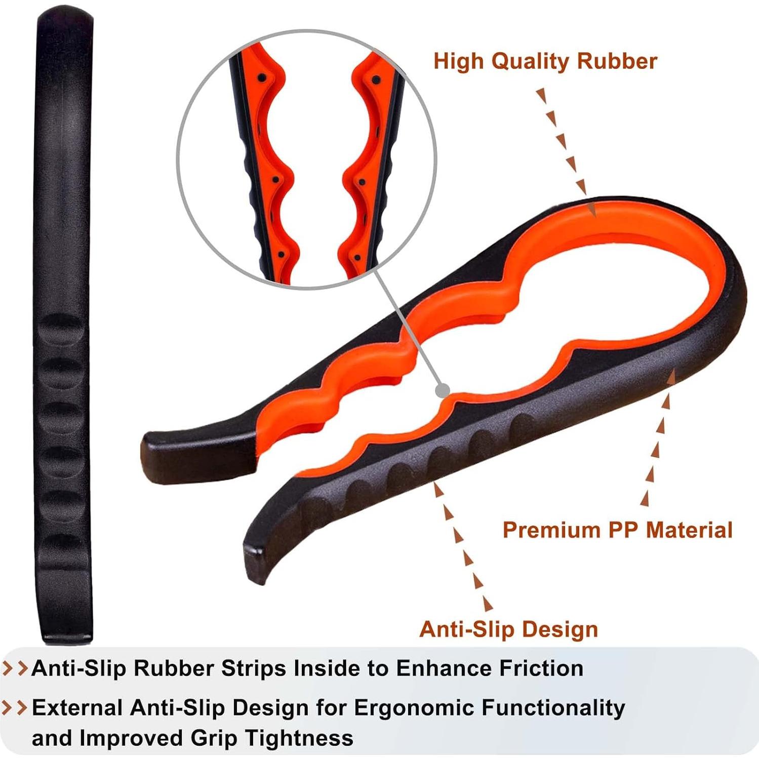 Abridor de Tarros 4 en 1 Bloss Antideslizante para Manos Débiles