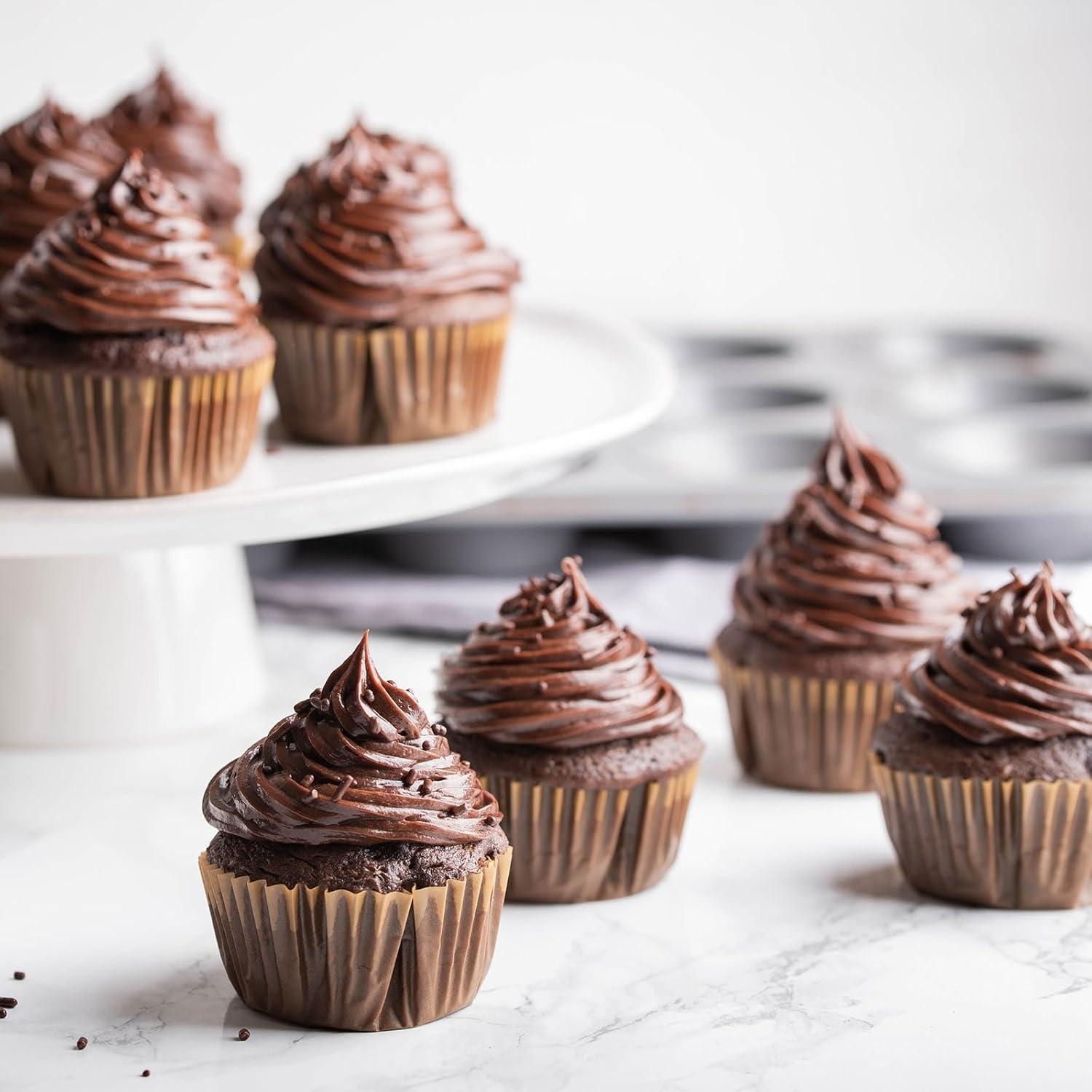 500 Forros de Papel para Cupcakes Mini Parmedu Naturales