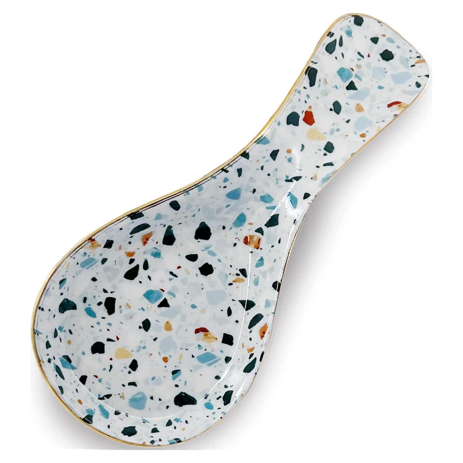 Reposapucheros de Cerámica LEAZUL Floral Azul 22.1x8.9cm