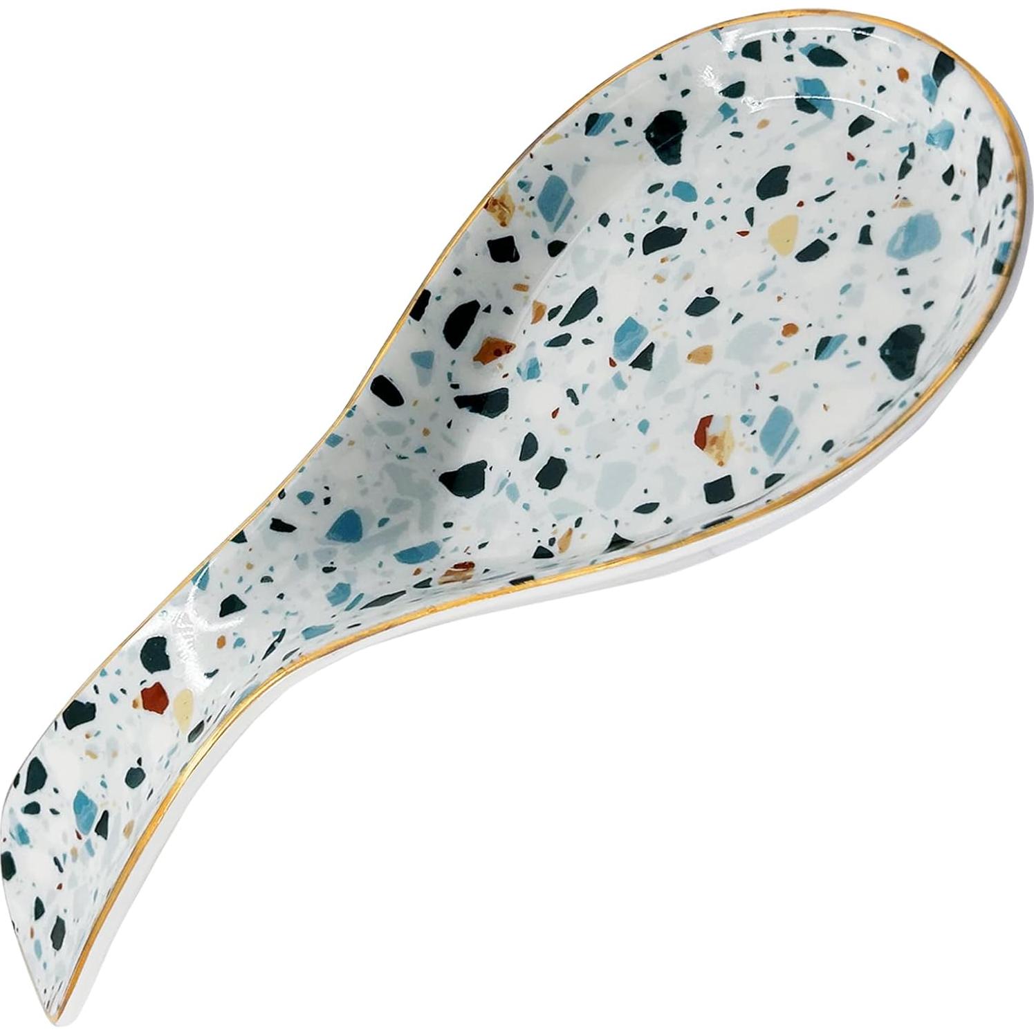 Reposapucheros de Cerámica LEAZUL Floral Azul 22.1x8.9cm