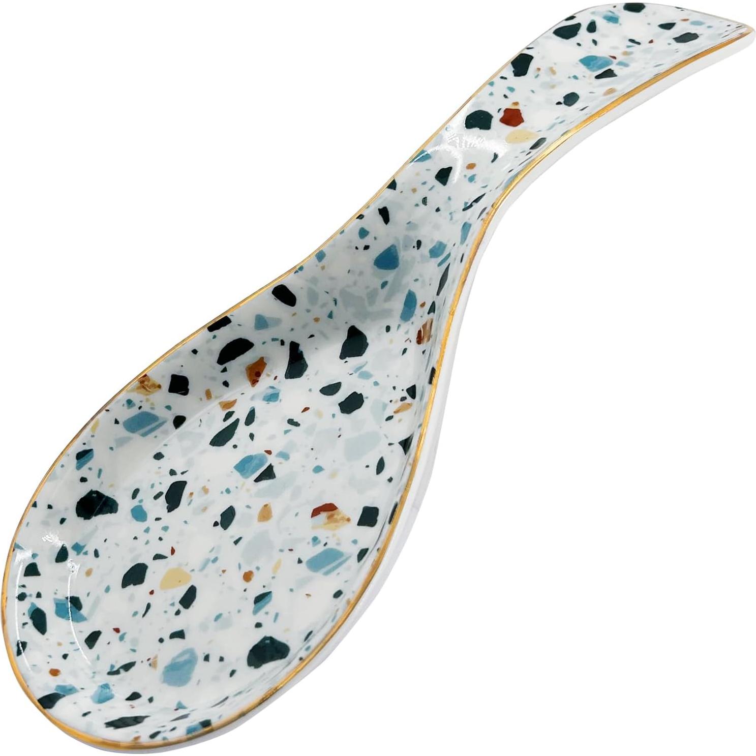 Reposapucheros de Cerámica LEAZUL Floral Azul 22.1x8.9cm