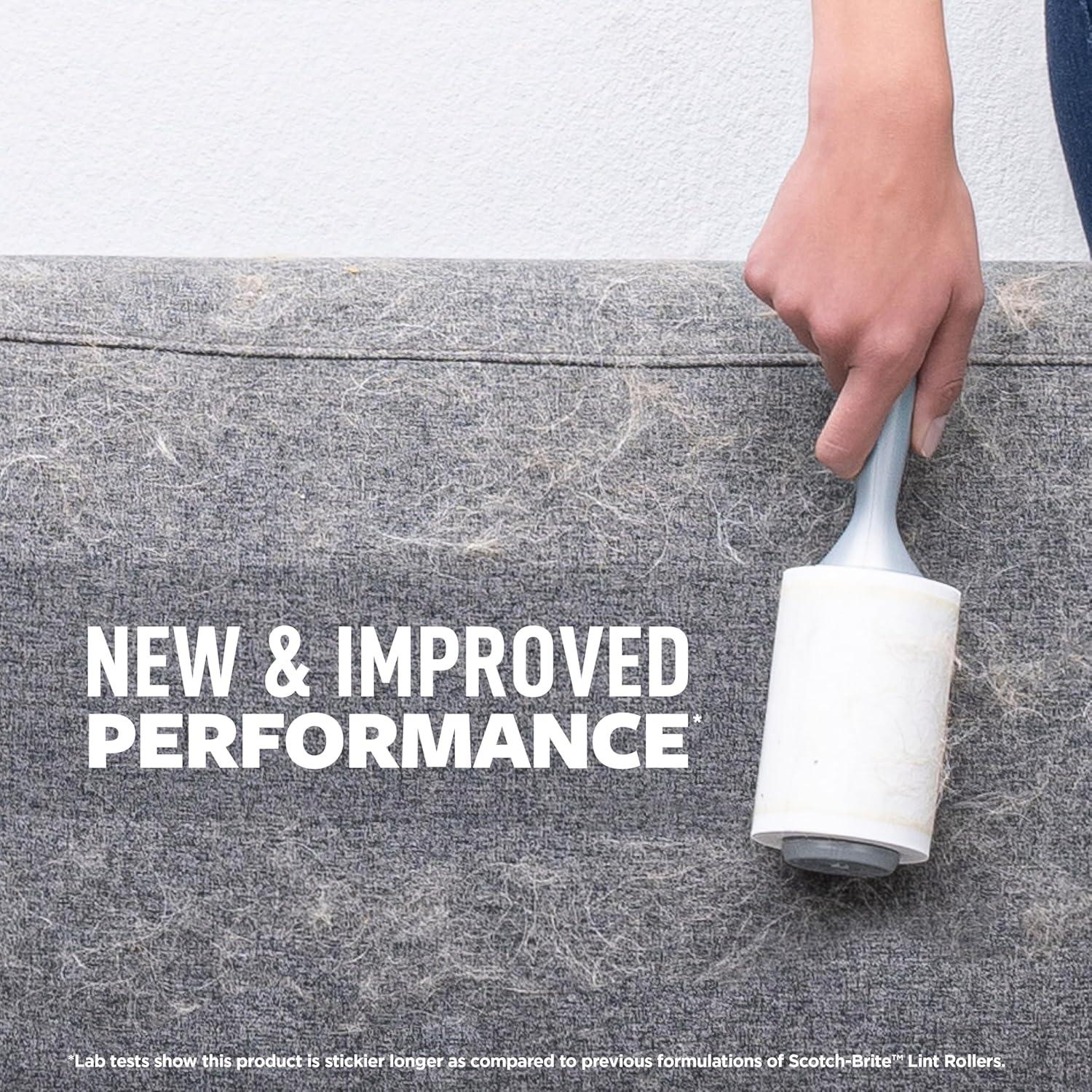 Rodillo Adhesivo Extra Pegajoso Scotch-Brite 2 Unidades 140 Hojas