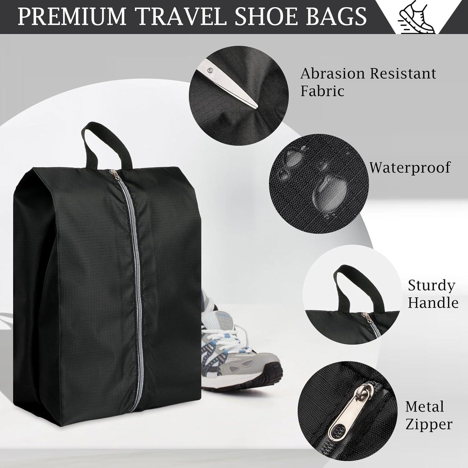 Bolsas para zapatos de viaje impermeables CBT7404, juego de 4