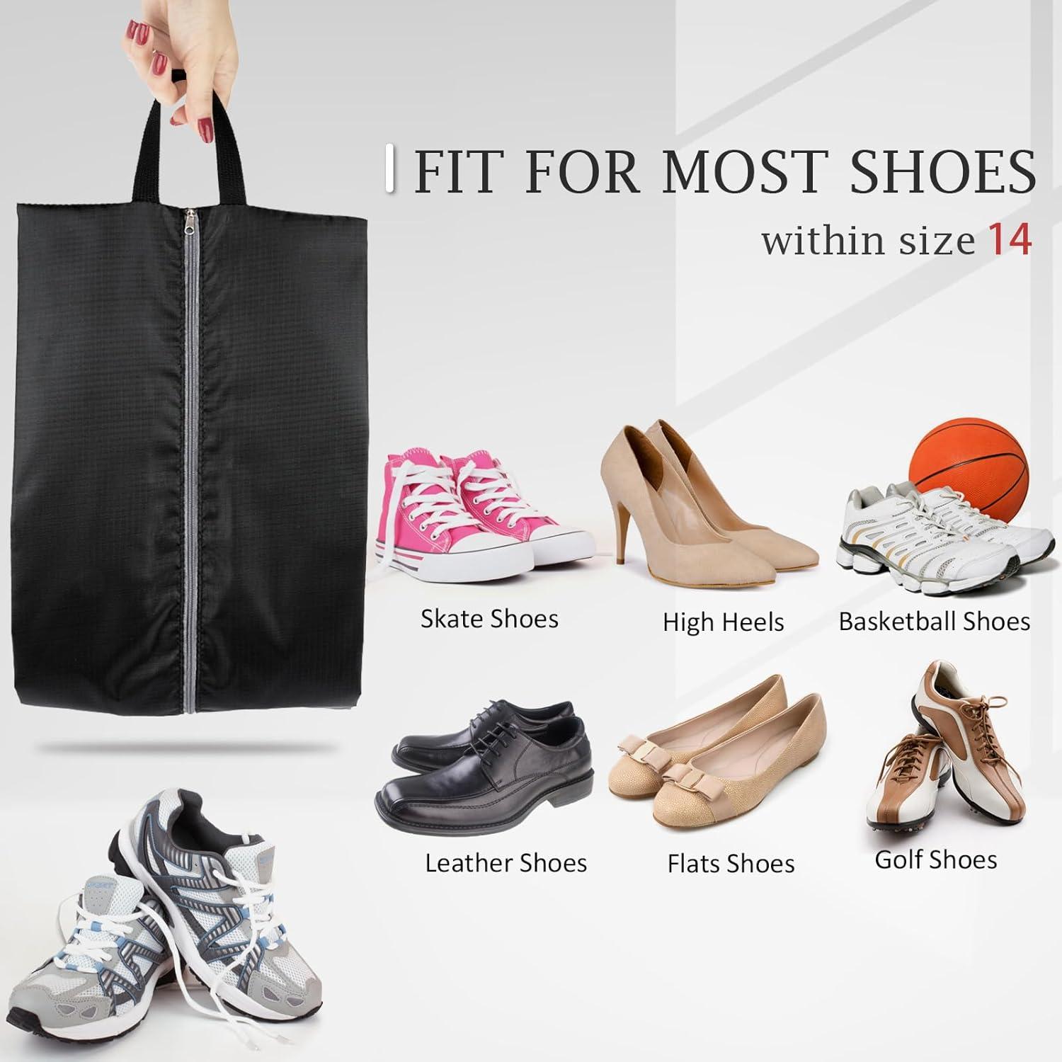 Bolsas para zapatos de viaje impermeables CBT7404, juego de 4