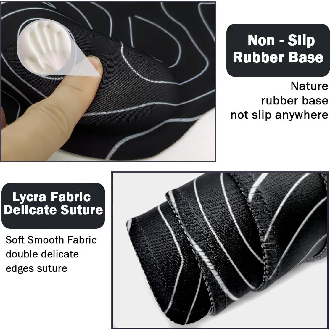 Juego de Alfombrillas de Escritorio 4-en-1 Yunoble Ergonómico