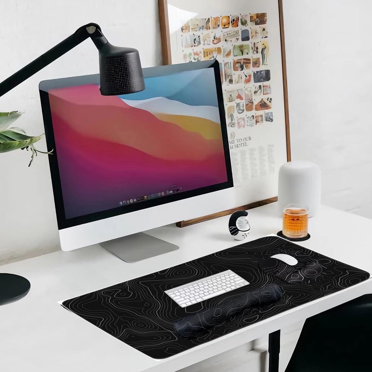 Juego de Alfombrillas de Escritorio 4-en-1 Yunoble Ergonómico