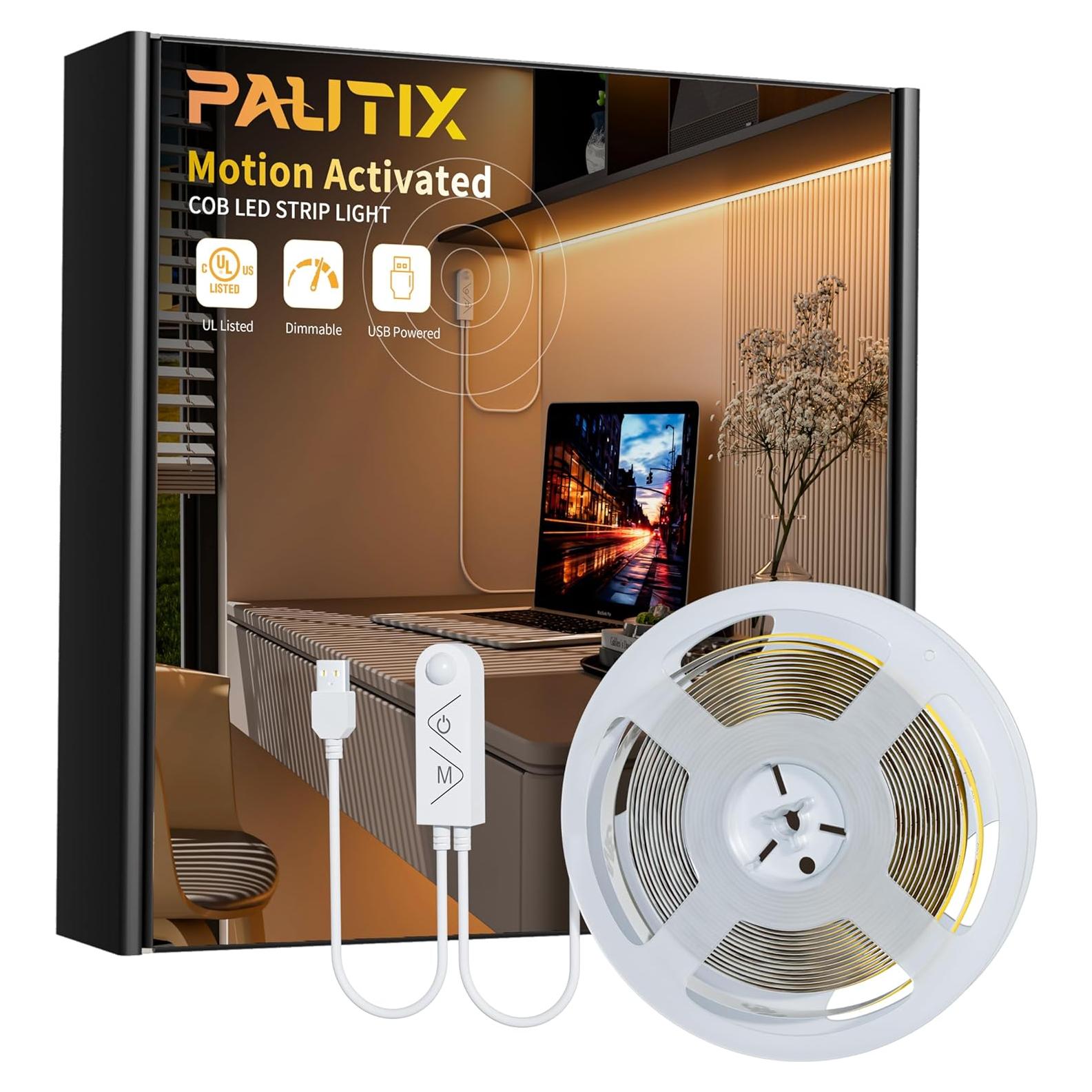 Tira LED COB PAUTIX 2m con Sensor de Movimiento 2700K