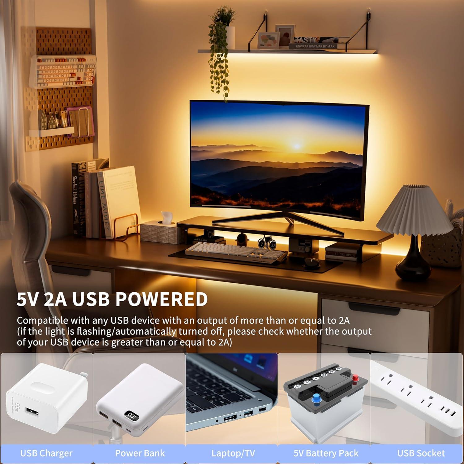 Tira LED COB PAUTIX 2m con Sensor de Movimiento 2700K