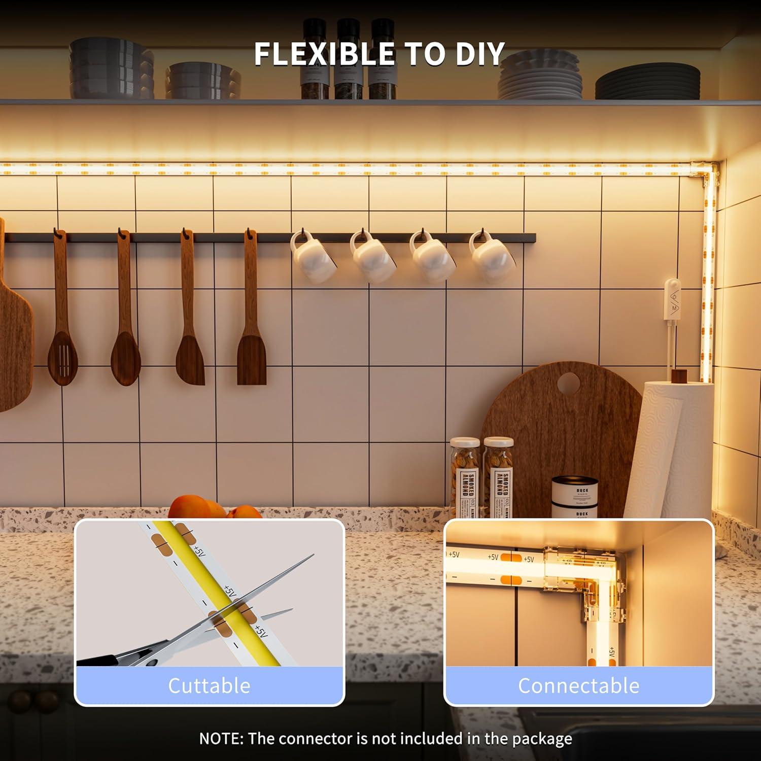 Tira LED COB PAUTIX 2m con Sensor de Movimiento 2700K