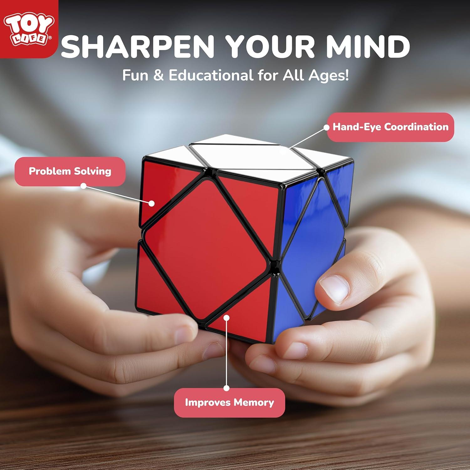 Conjunto de Cubos de Velocidad STEAM Life 10 Piezas - 2x2, 3x3, Pirámide, Espejo, Megaminx y Más