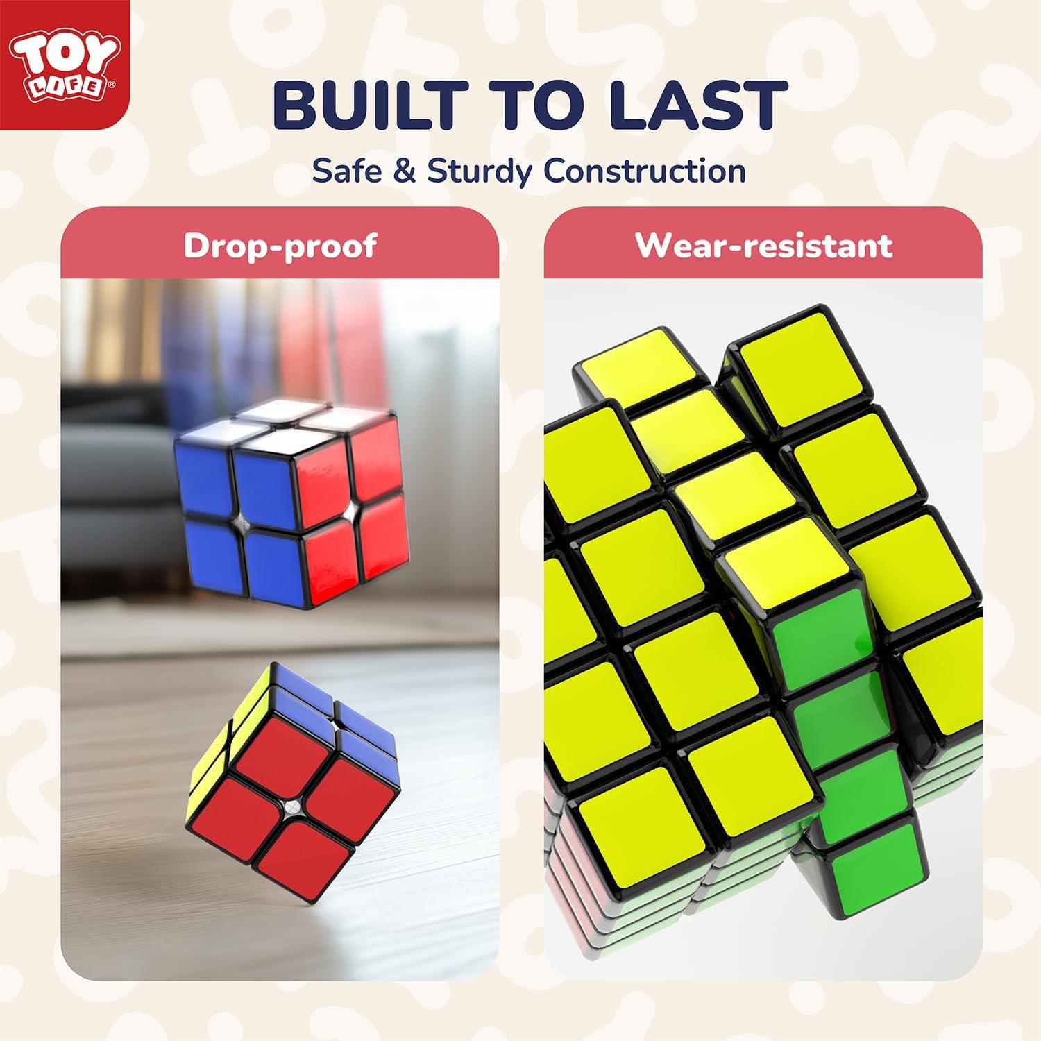 Conjunto de Cubos de Velocidad STEAM Life 10 Piezas - 2x2, 3x3, Pirámide, Espejo, Megaminx y Más