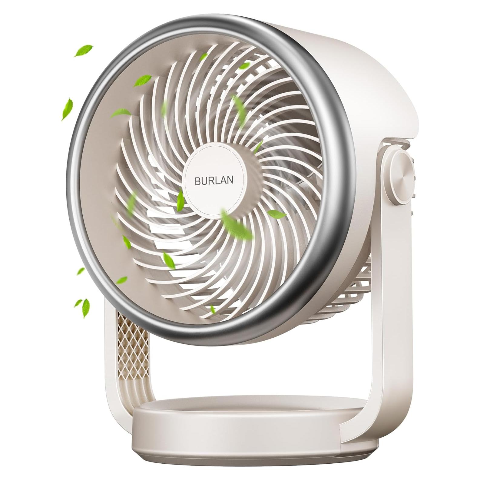 Ventilador de Escritorio BURLAN N701 10" Recargable Silencioso