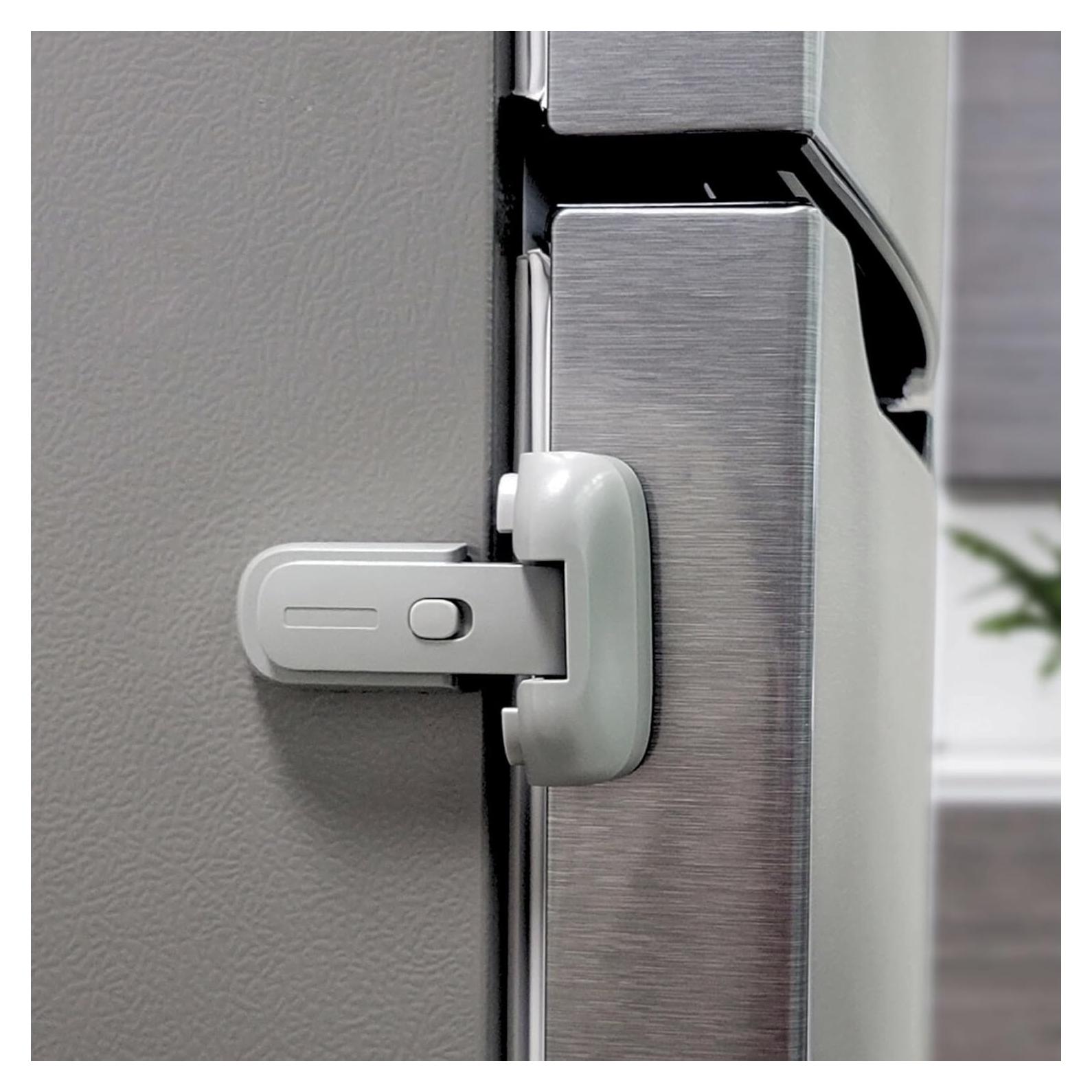 Cerradura de Nevera a Prueba de Niños HT - Gris, 1 Paquete