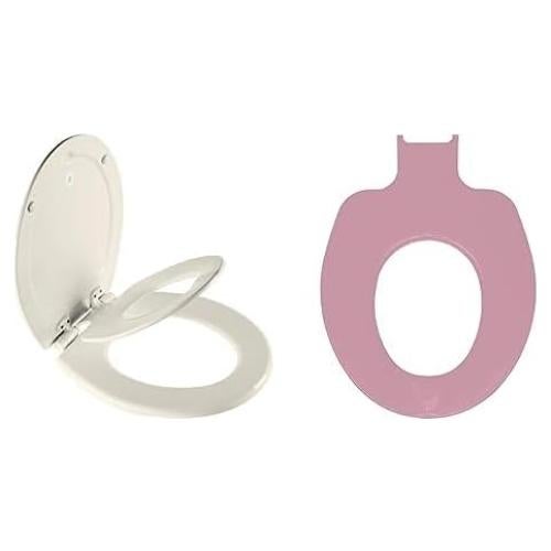 Asiento de Inodoro Mayfair NextStep2 Redondo Galleta/Rosa