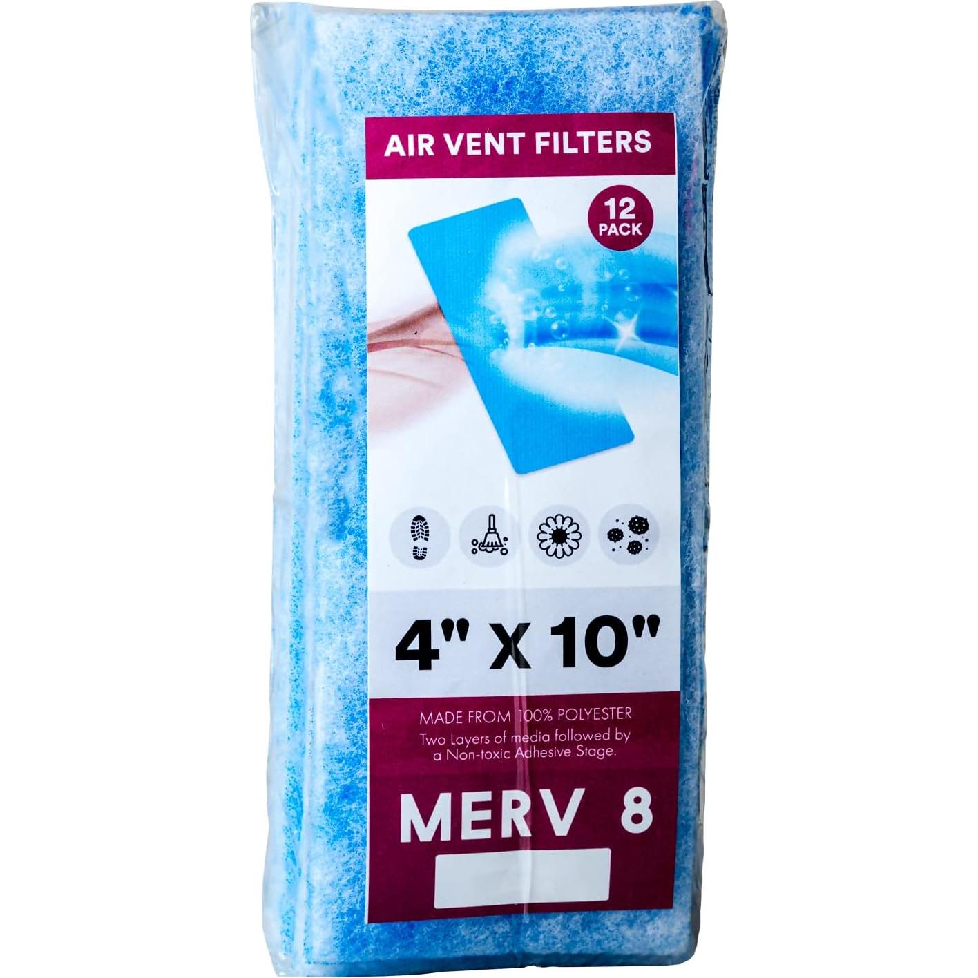 Filtros de Ventilación Northwest Enterprises MERV 8 4"x10"