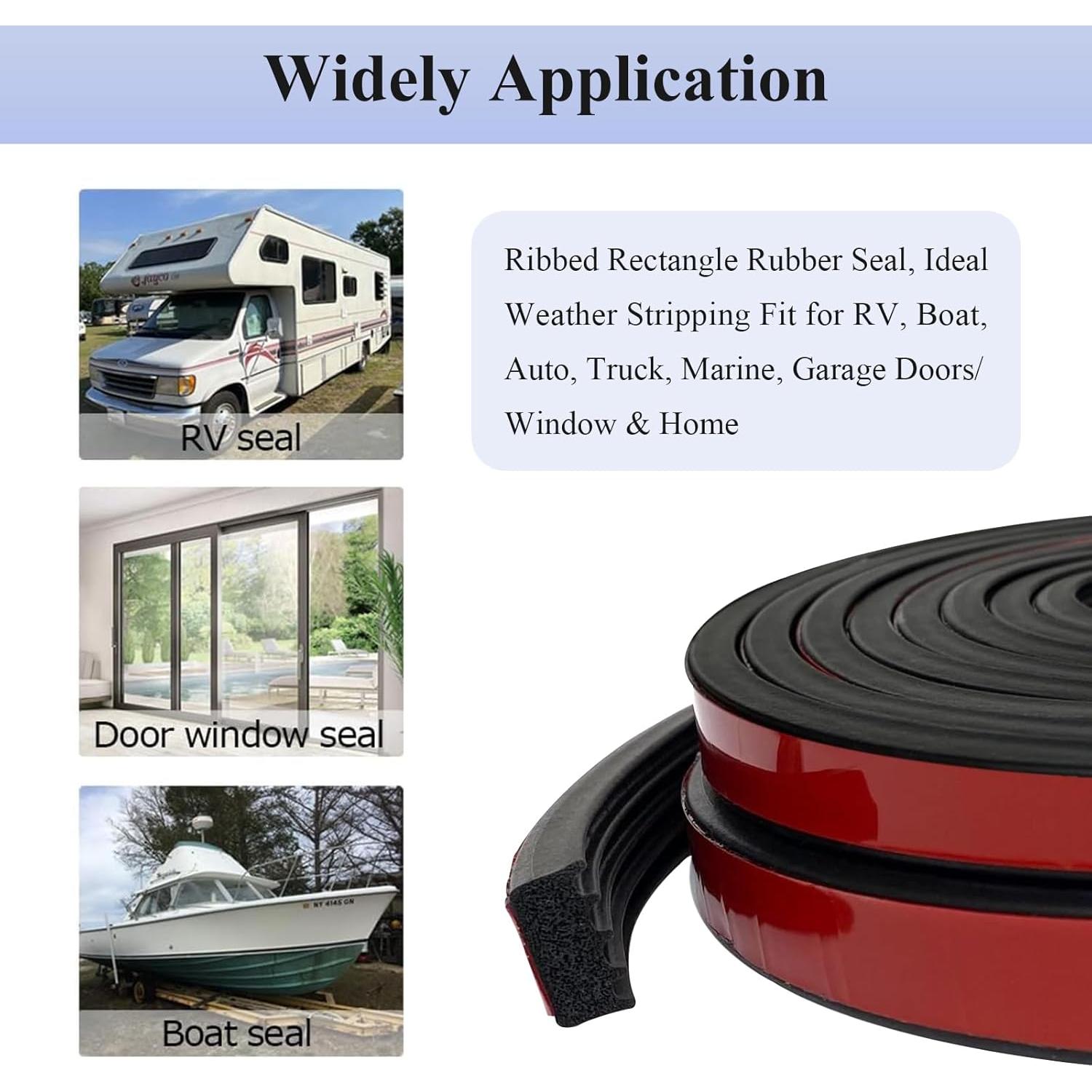 Sello de Goma Espuma EPDM Ctuoptuo 1.65m Aislamiento Climático