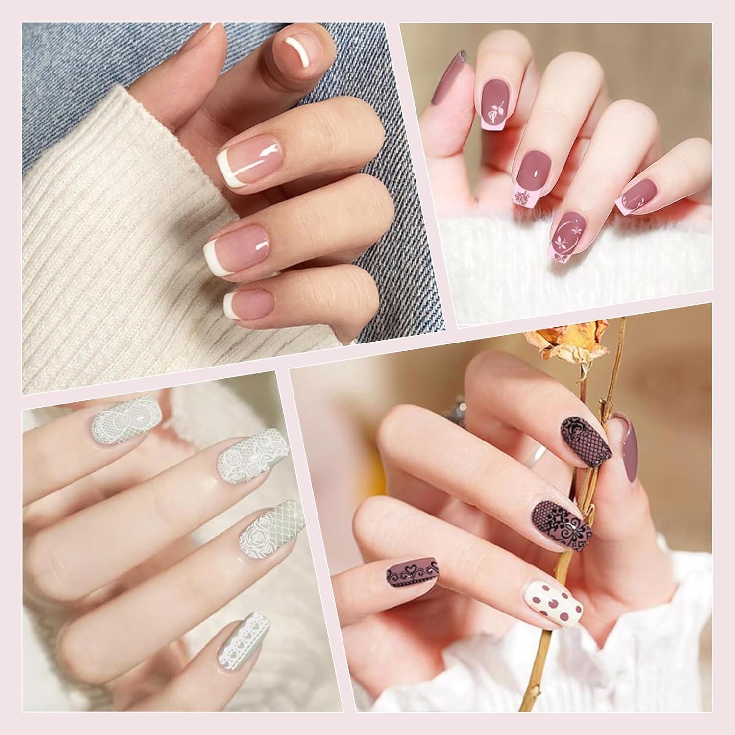 Kit de Estampado de Uñas Biutee 2 Placas + Stamper + Raspador