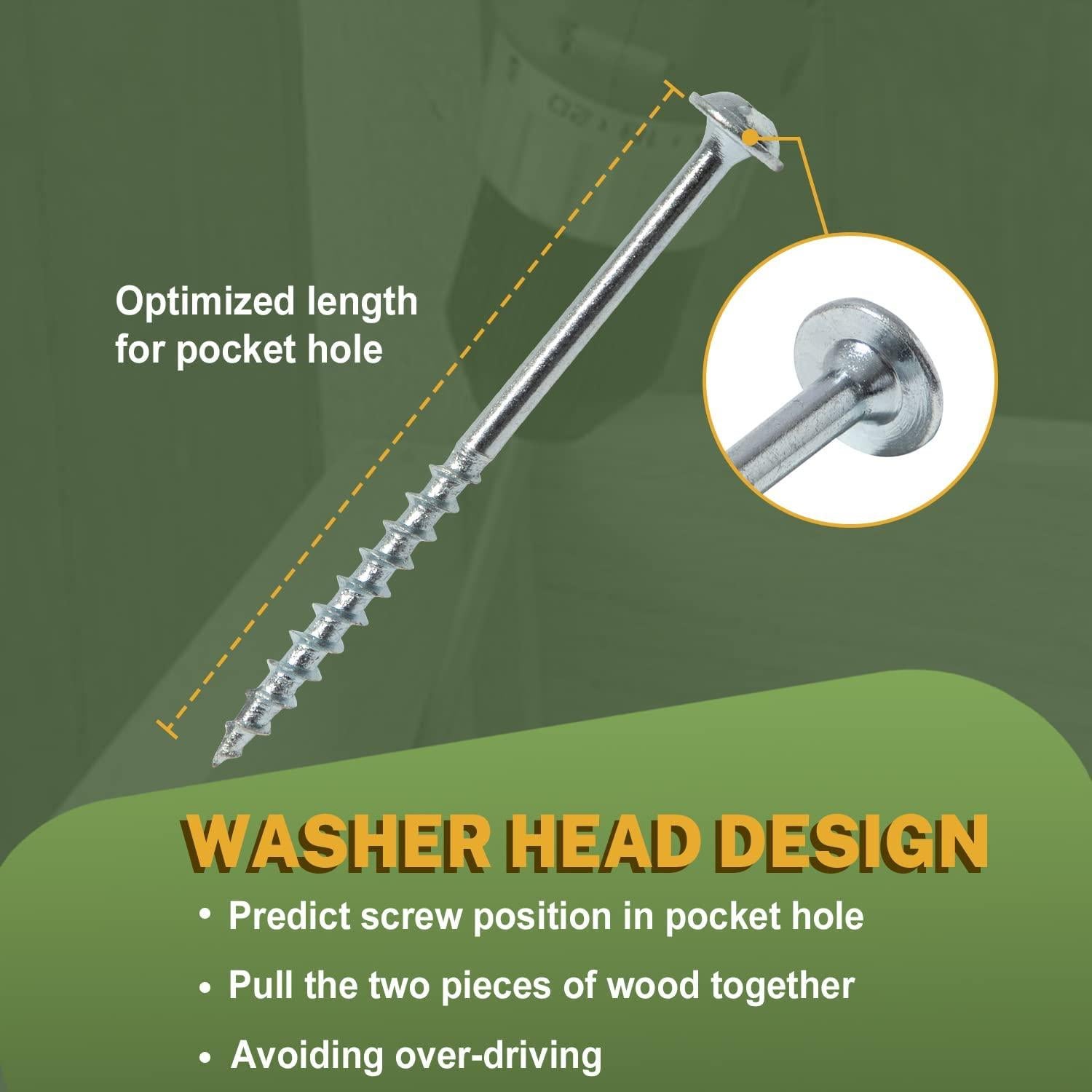 Tornillos para Agujeros de bolsillo LIONMAX #8 x 32mm 100 PCS