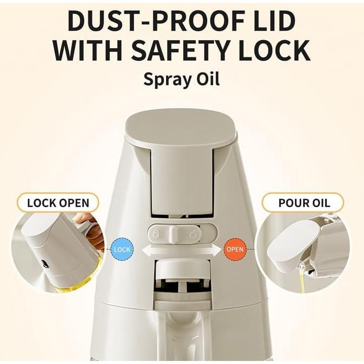 Pulverizador de Aceite de Oliva MDZF SWEET HOME 300ml Vidrio