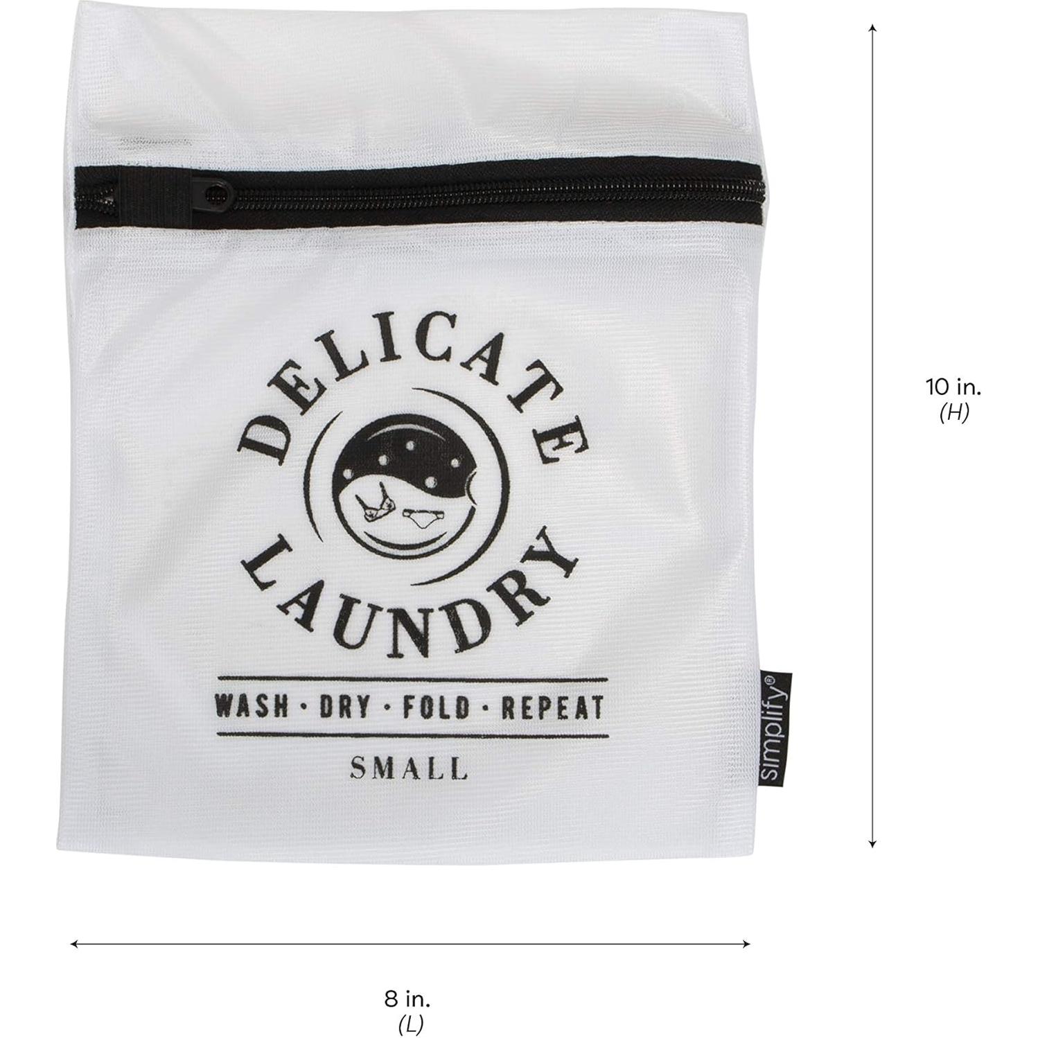 Set de 3 Bolsas de Lavado de Malla Simplify - Negro