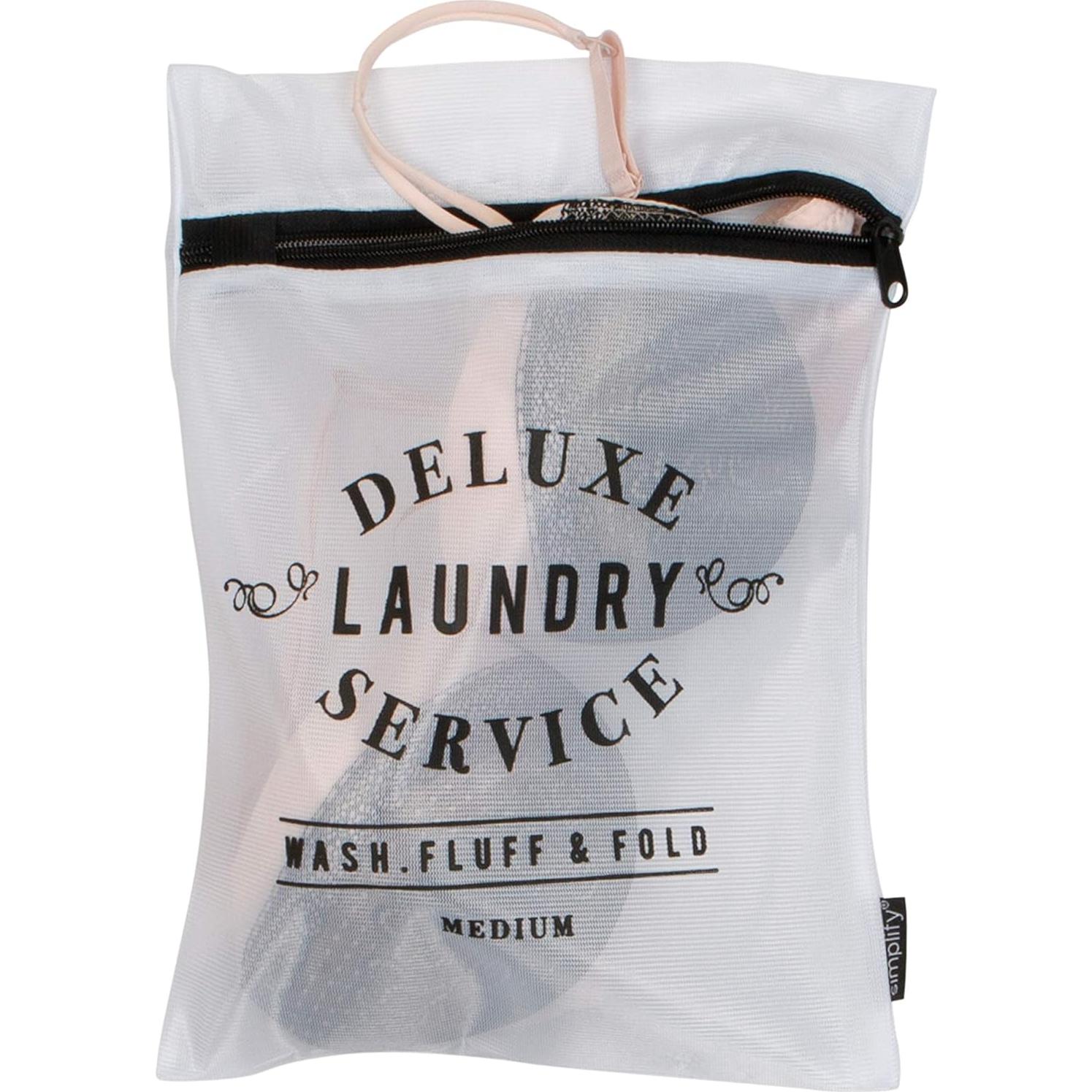 Set de 3 Bolsas de Lavado de Malla Simplify - Negro