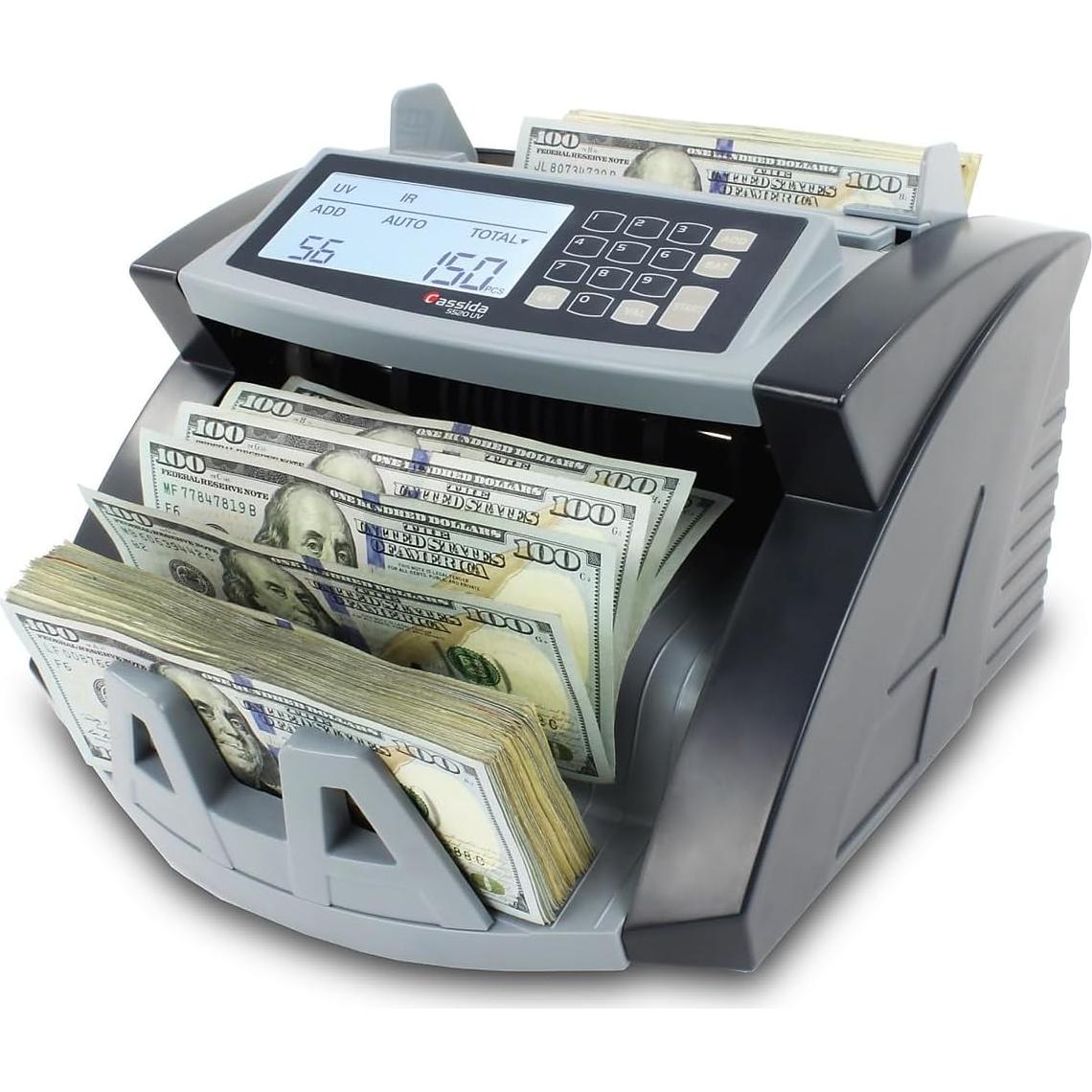 Contador de Dinero Cassida 5520 UV - Detección de Falsificaciones