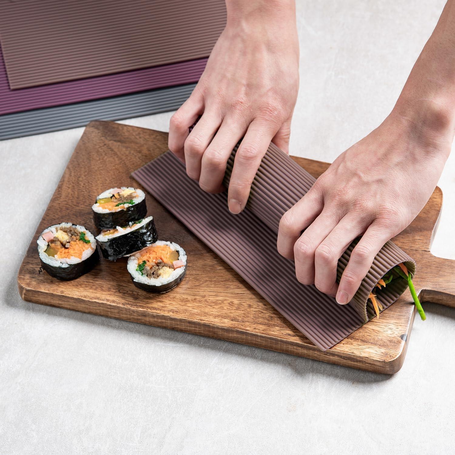 Estera de Silicona Carrotez para Sushi y Kimbap Antiadherente
